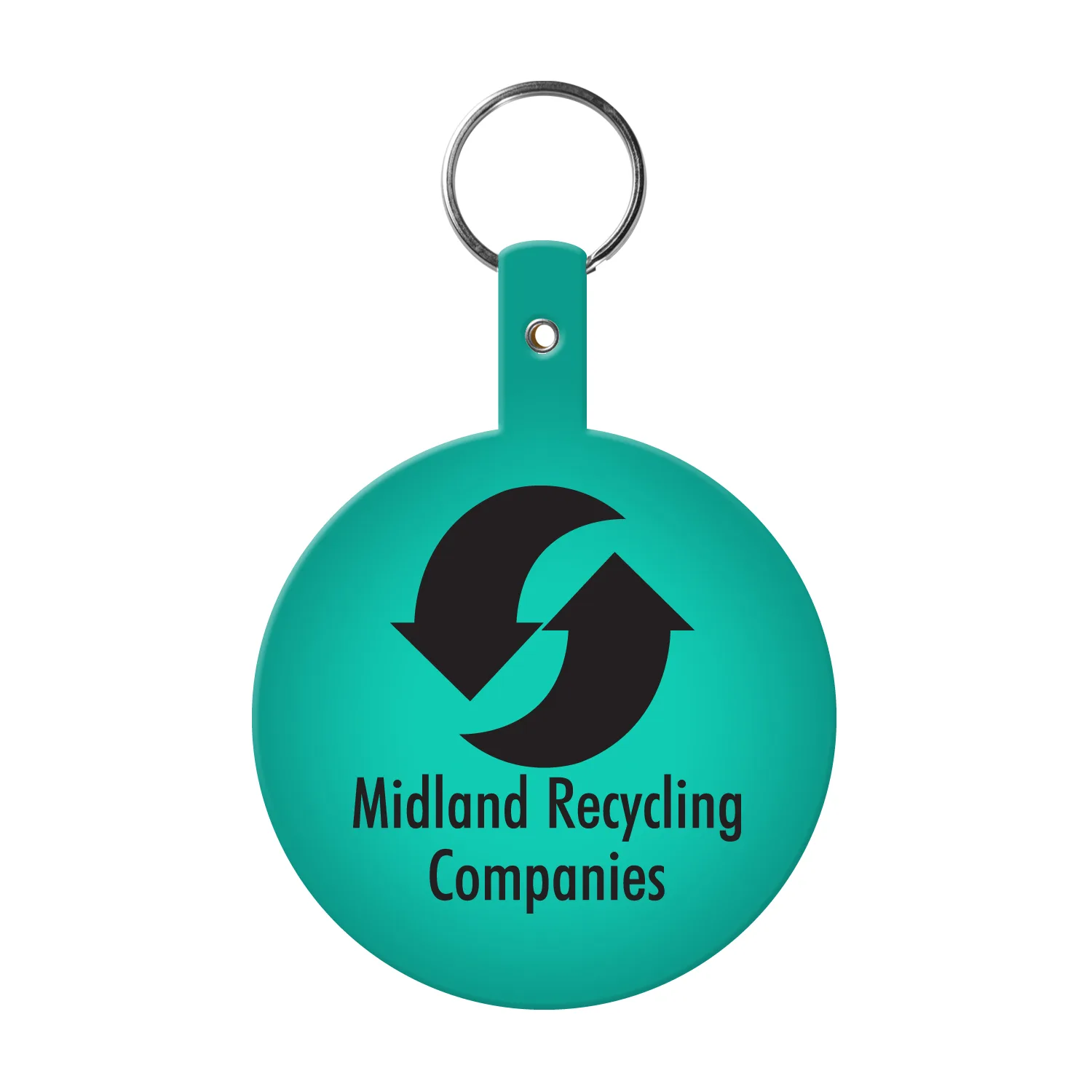 Large Circle Flexible Key Tag view 6