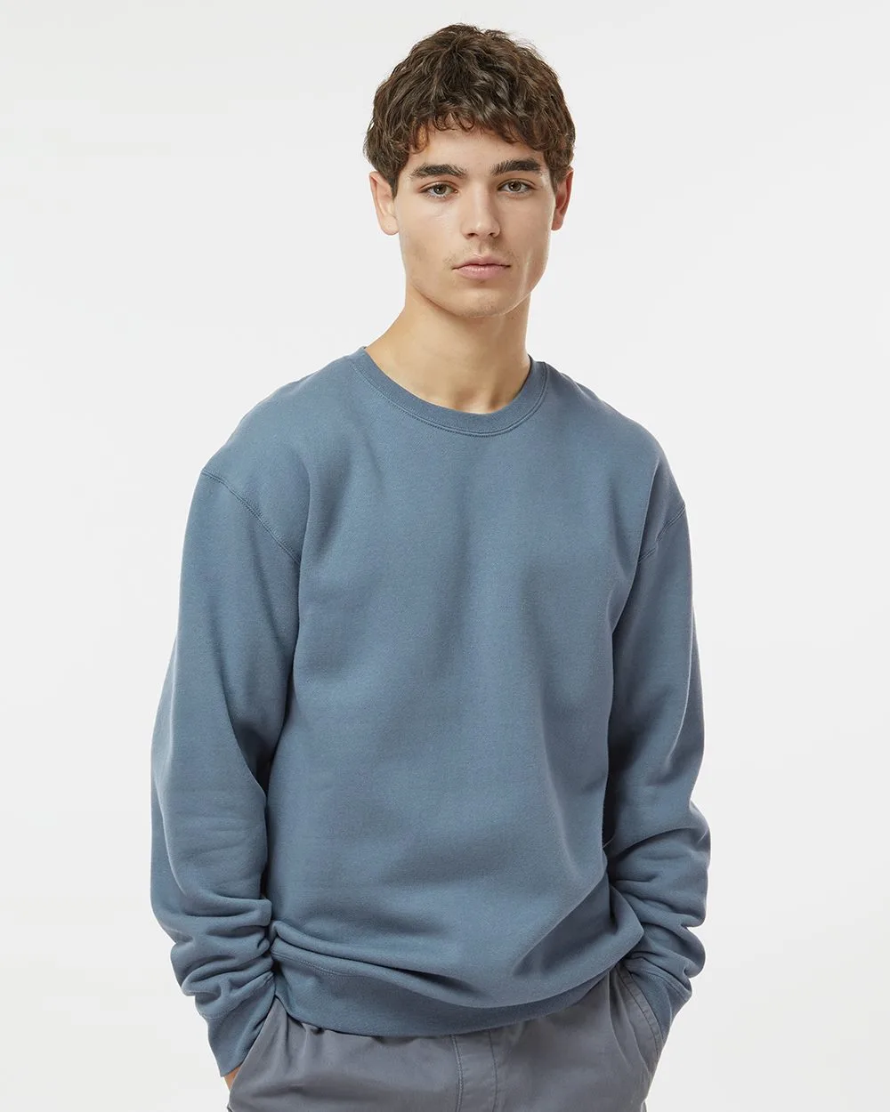 Independent Trading Co.® Unisex Heavyweight Crewneck Sweatshirt view 2