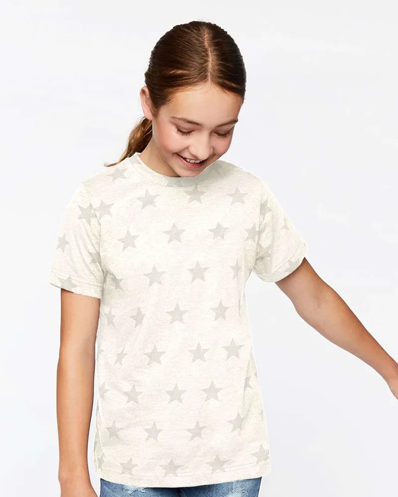 Code Five Youth Star Print Tee view 3