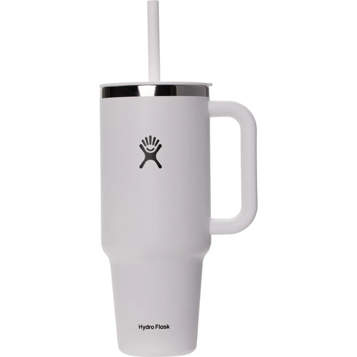 40 oz Hydro Flask® Stainless Steel Insulated Travel Tumbler w/ Handle & Straw view 6