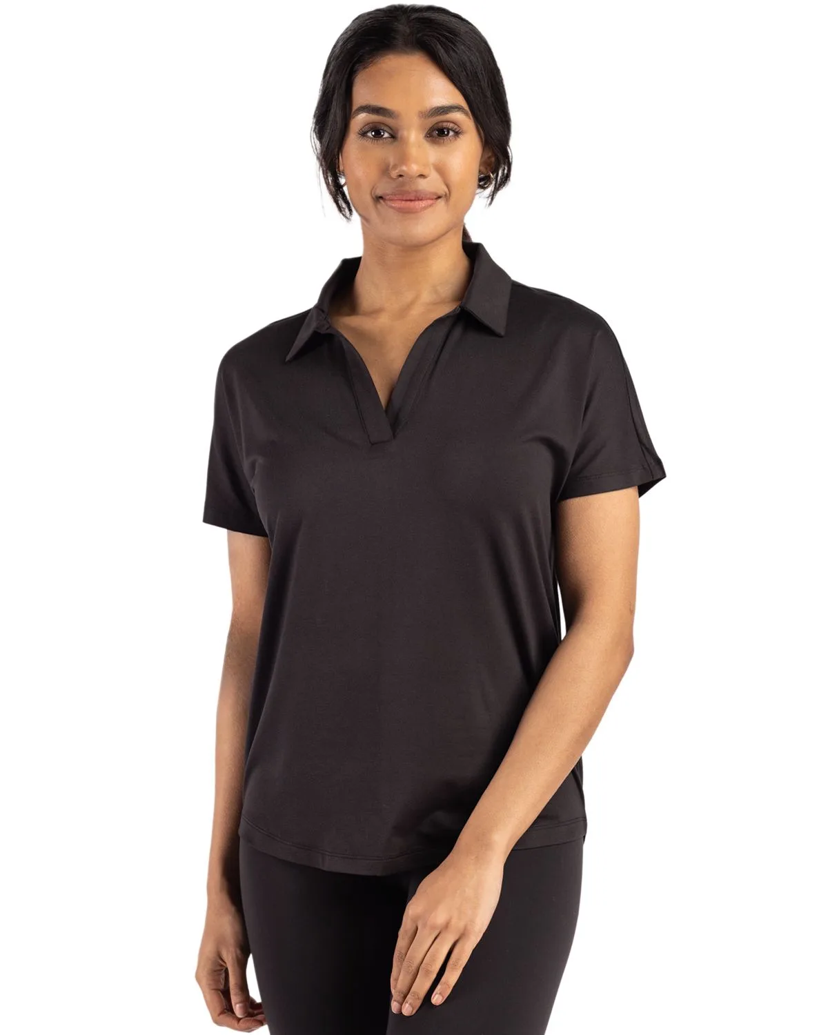 Cutter & Buck Coastline Epic Comfort Eco Recycled Womens Dolman Polo