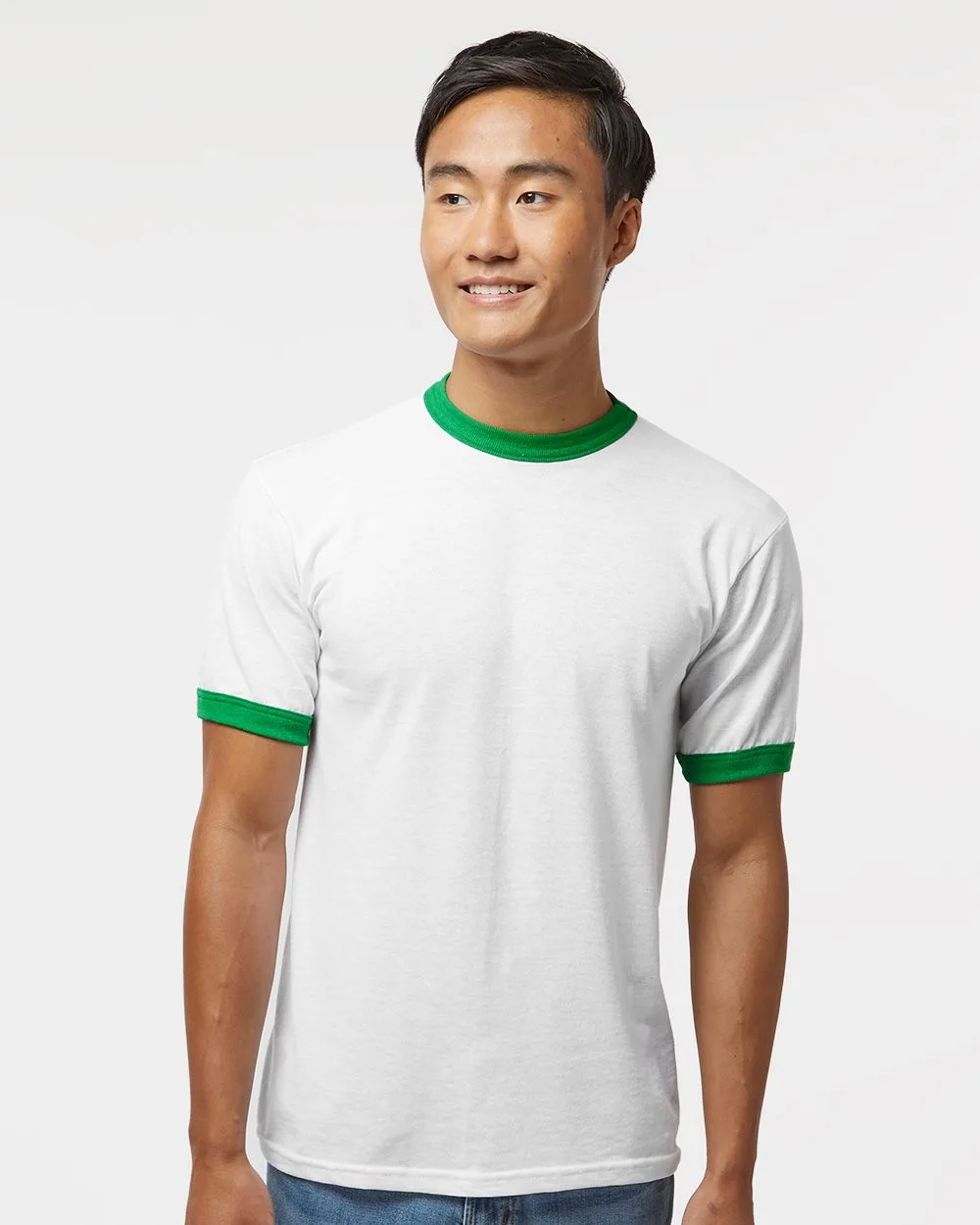 Augusta Sportswear® Unisex 50/50 Ringer T-Shirt view 2