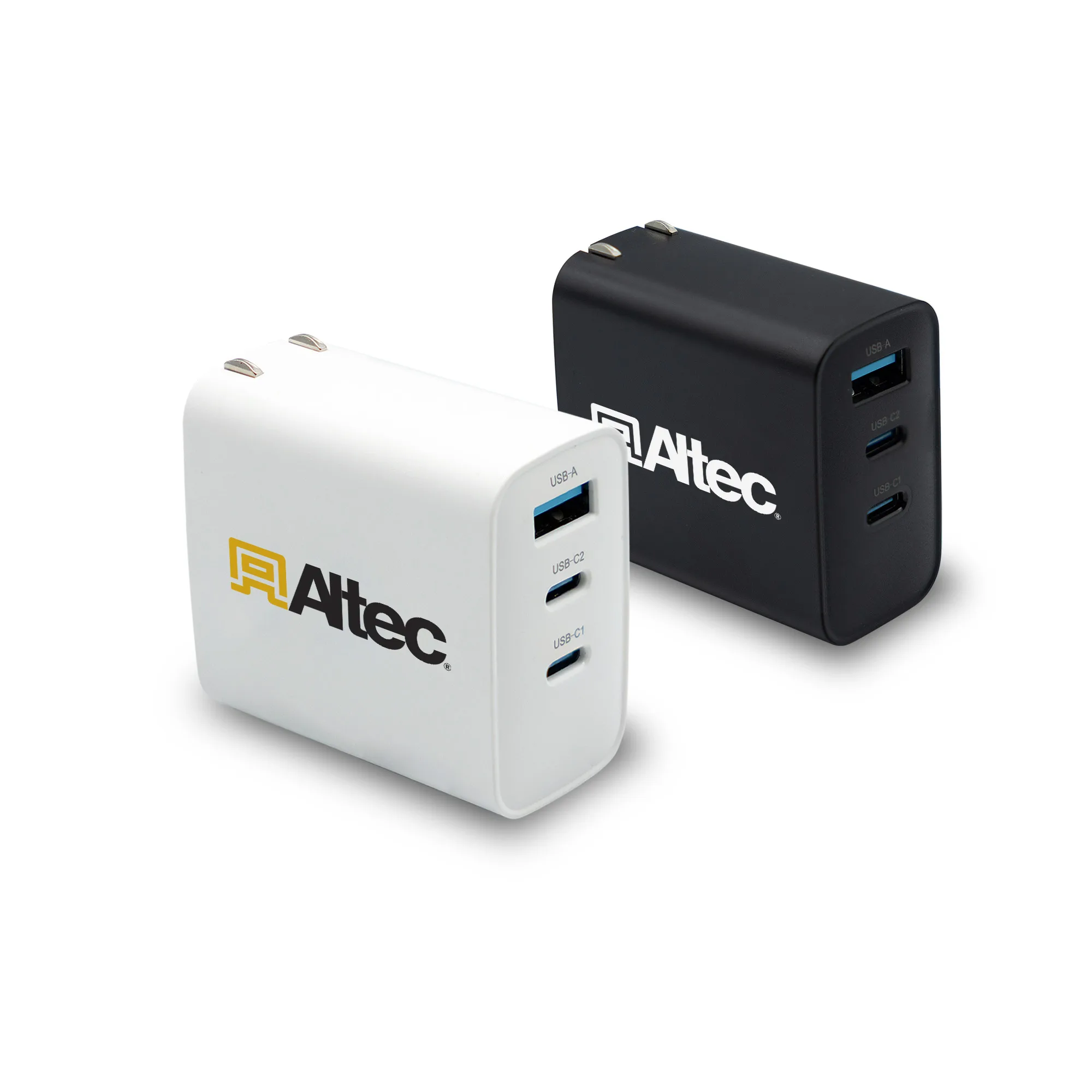The Superdapter Dual Port Flat Wall Adapter (65W)