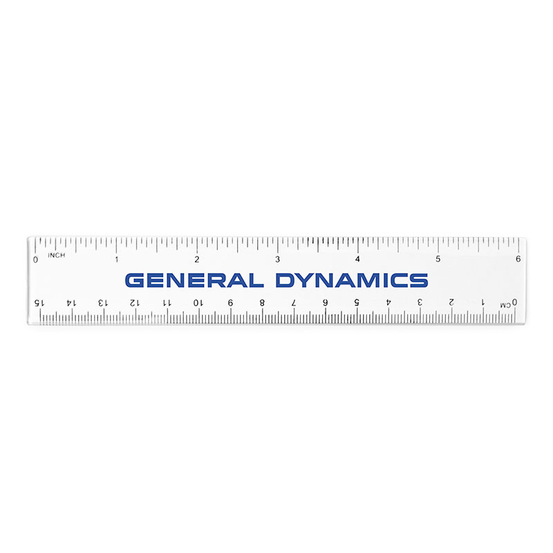 Crystal Clear 6" Ruler