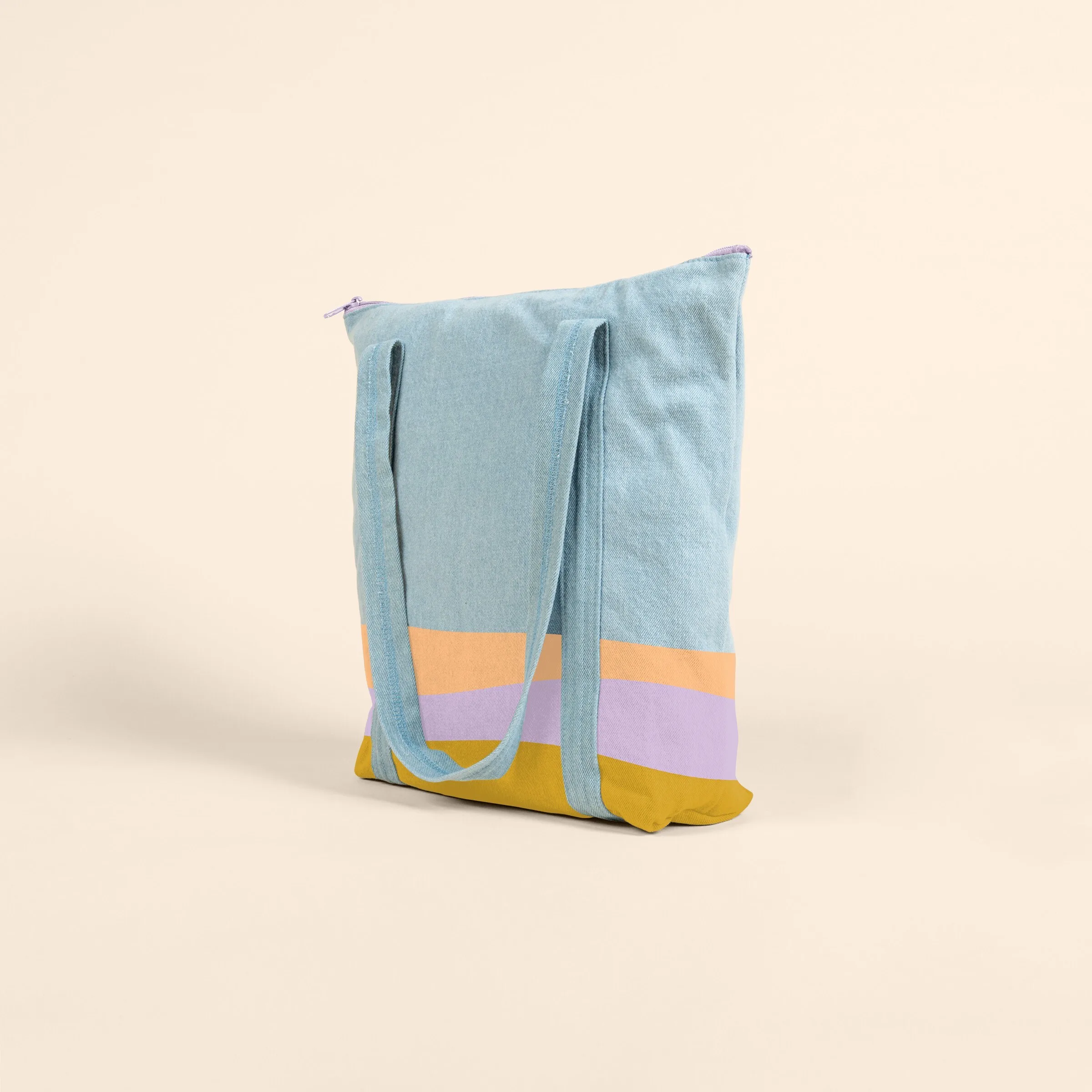 French Wash Denim Blue/Various Blank Side