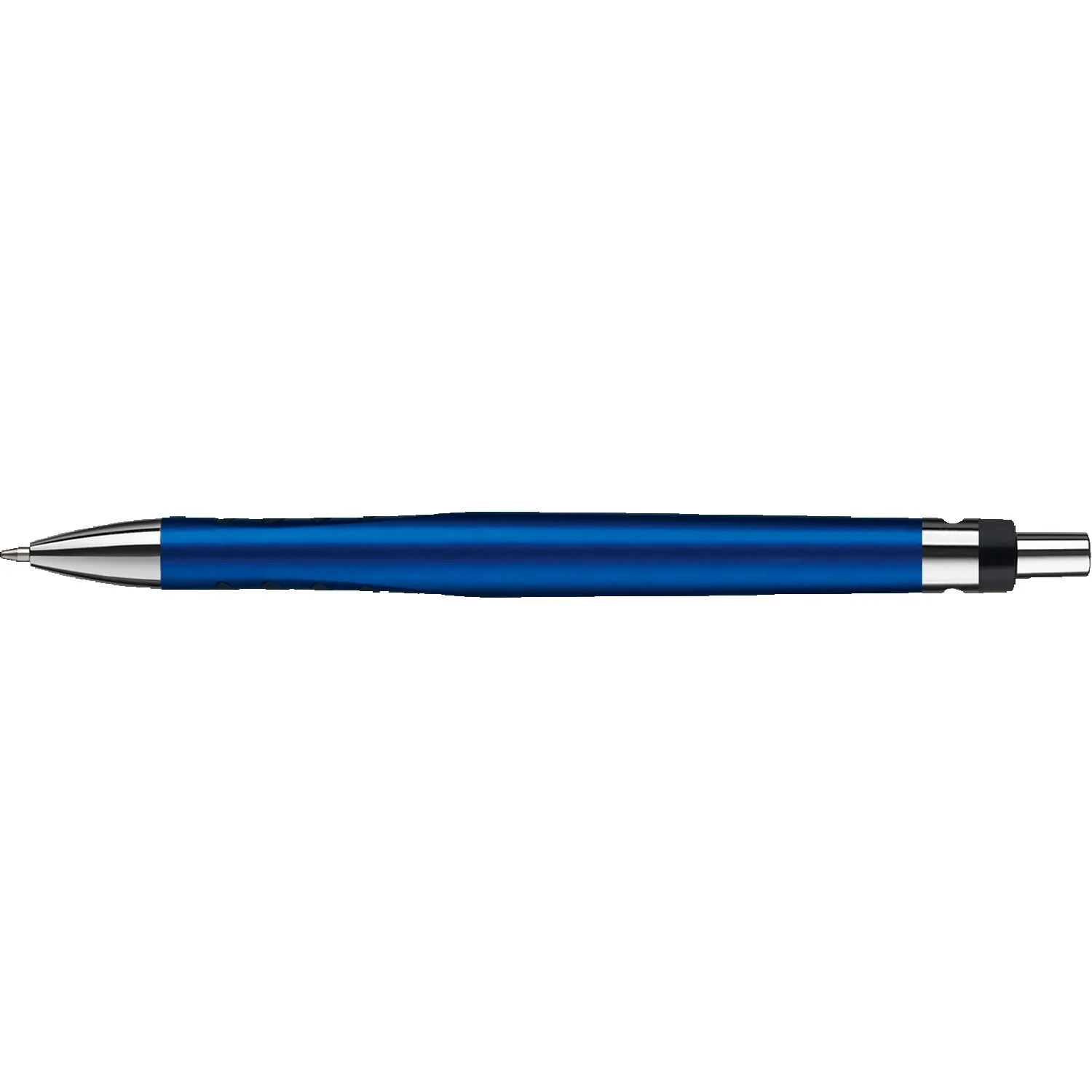 Metallic Blue/Silver/Black Blank Back View