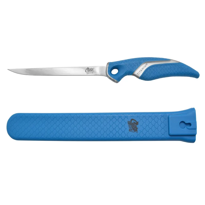 Cuda 6" Flex Fillet Knife W/ Fisherman's Sheath Set
