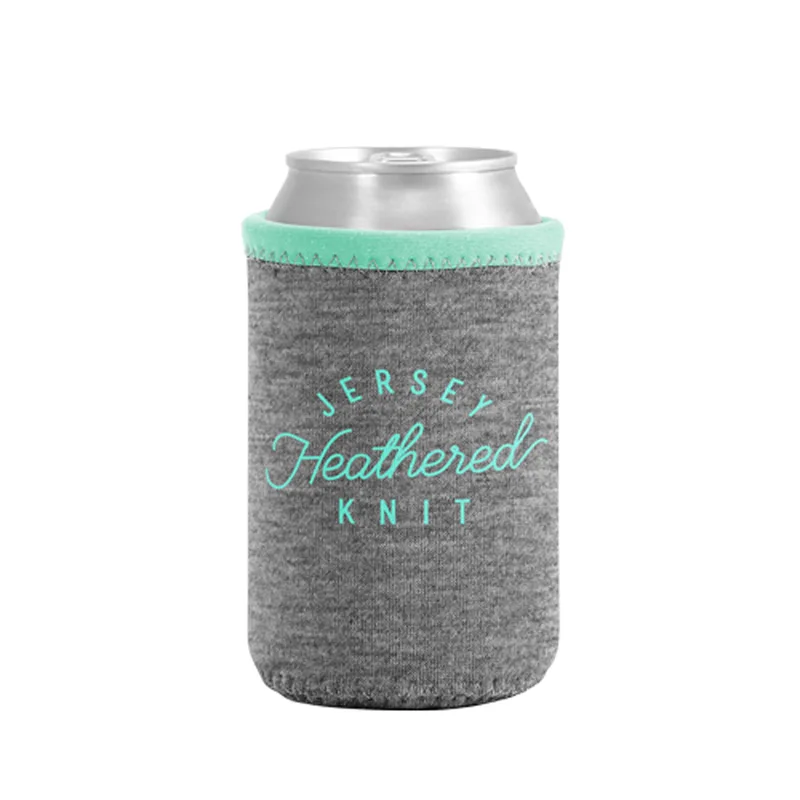 Liam Heathered Jersey Knit Neoprene Can Insulator view 4