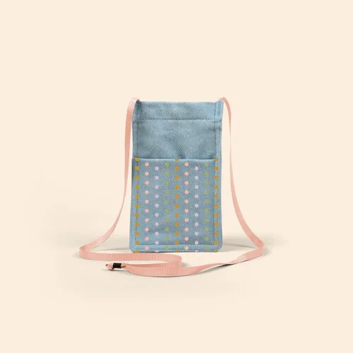 Denim Phone Sling view 2