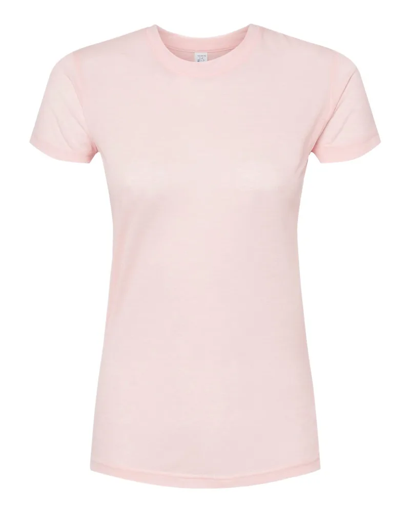 Tultex® Women's Poly-Rich Slim Fit Short Sleeve T-Shirt view 7
