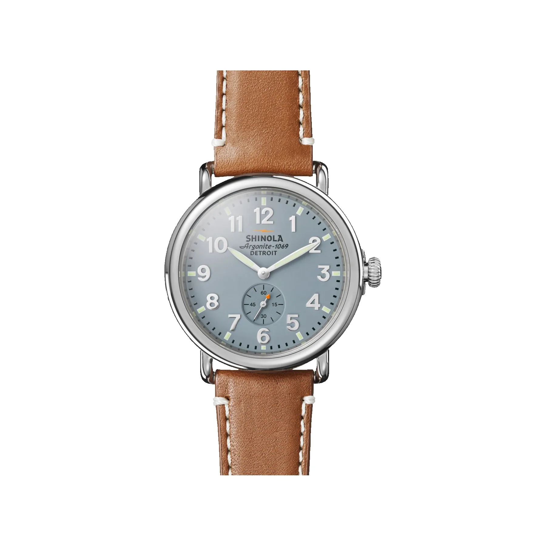 Shinola The Runwell Leather Strap Watch