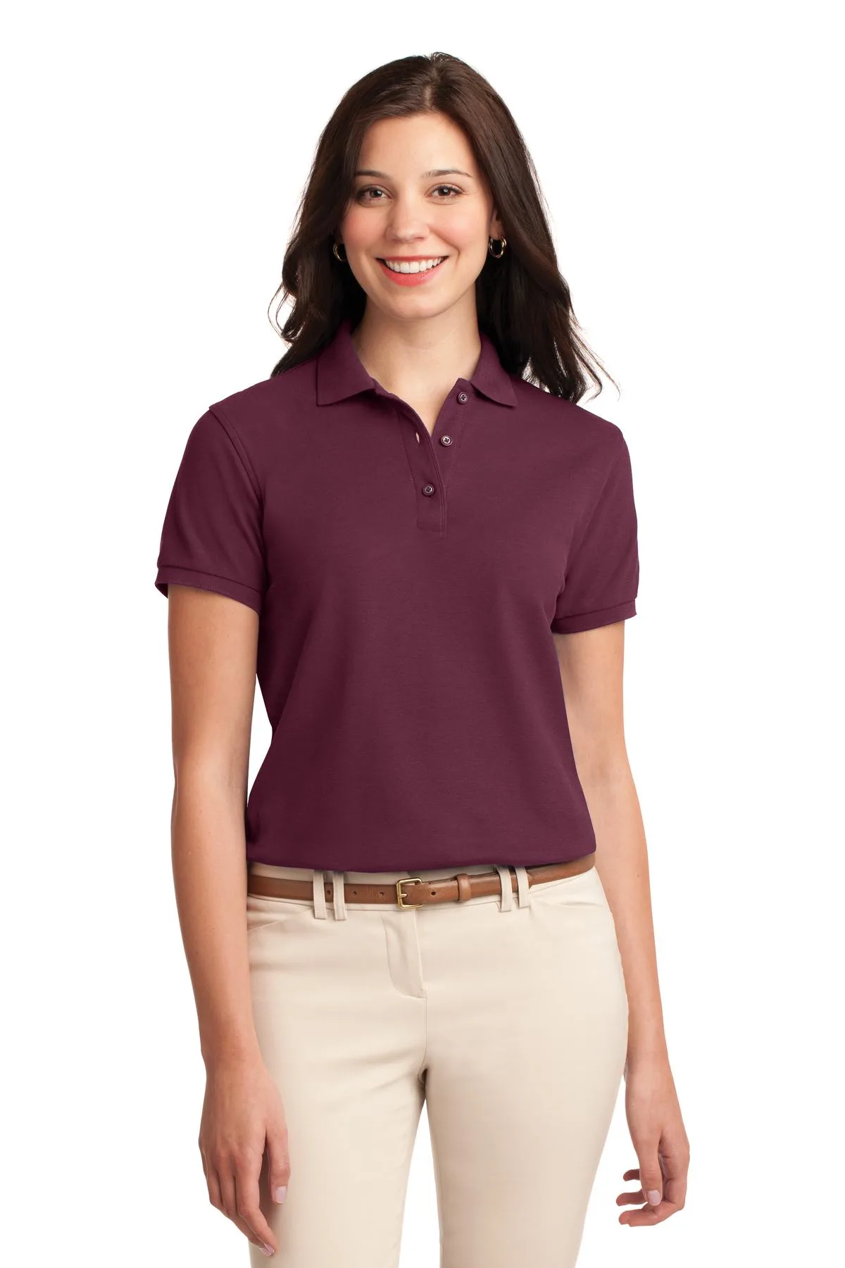 Port Authority® Women's Silk Touch™ Polo. view 4