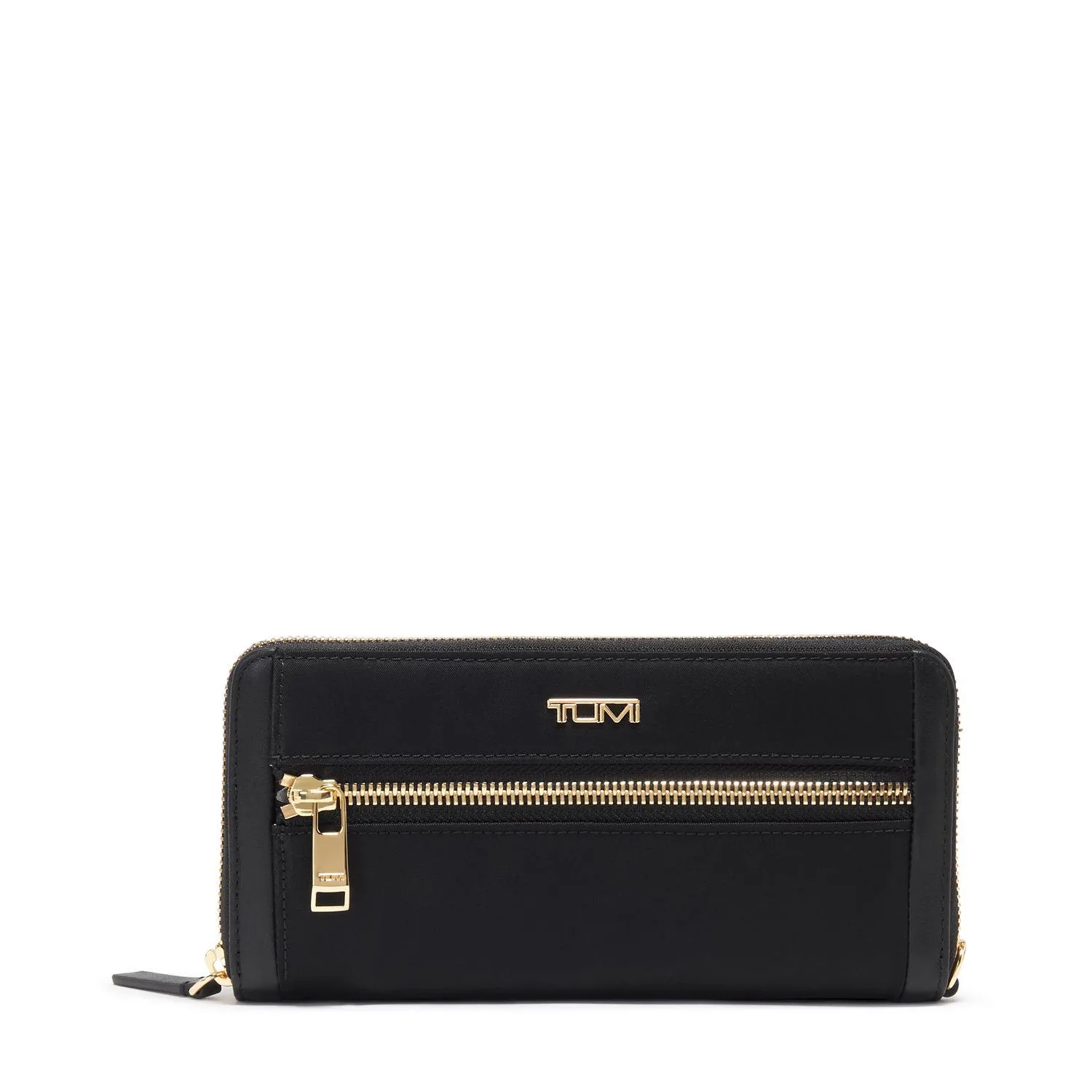 Tumi Voyageur Zip-Around Continental- Black/Gold