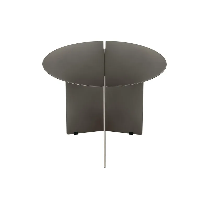 Blomus Burnt Black Oru Steel Side Table - Medium