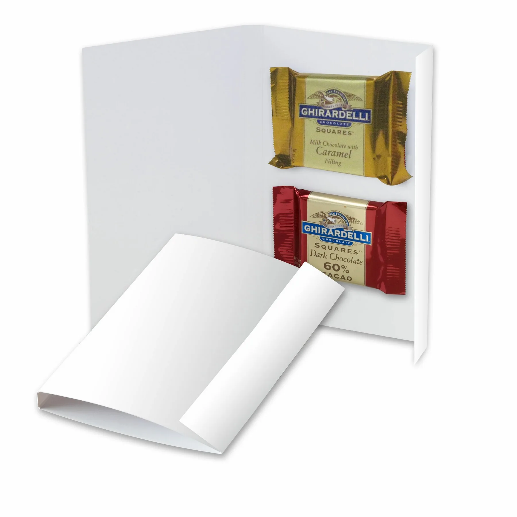 Calling Card w/Ghirardelli Chocolate Squares (Custom)