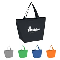 Non-woven Budget Tote Bag With 100% Rpet Material — Silk Screen Extra Location Charge