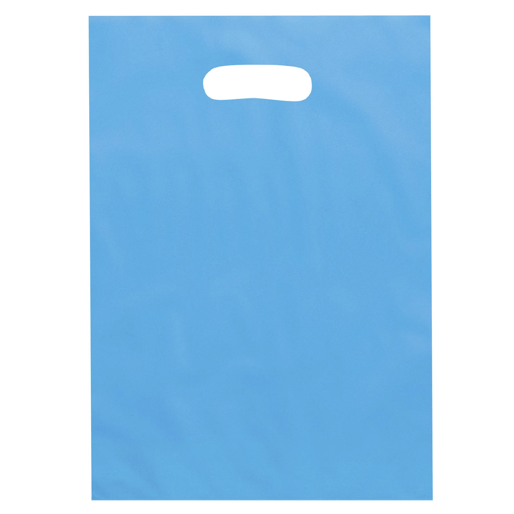 Aster™ - Frosted Brite Die Cut Handle - Flexo Ink Print (9 1/2" x 14") view 2