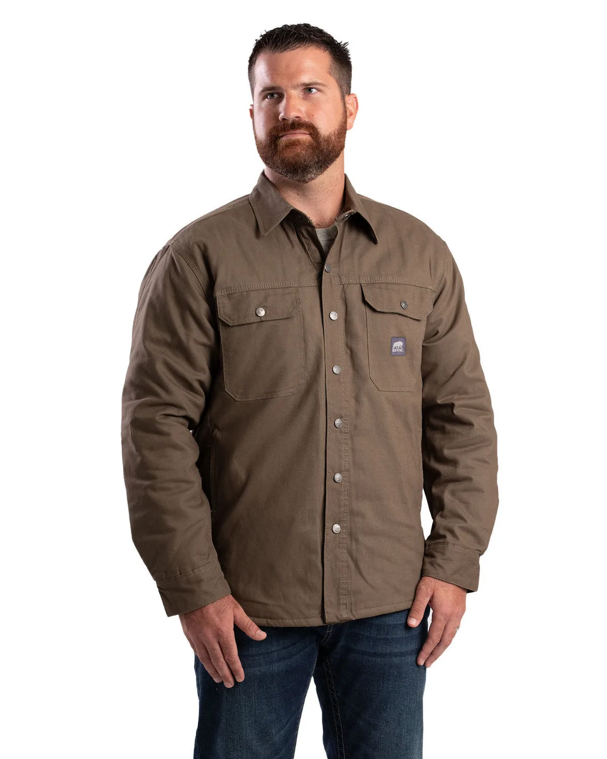 Berne Apparel Men's Heartland Duck Shirt Jacket
