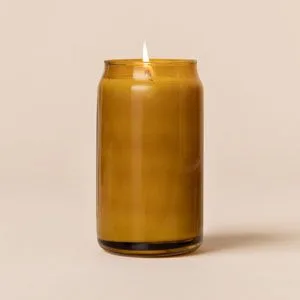 Beer Can Glass Candle - Direct Print view 2