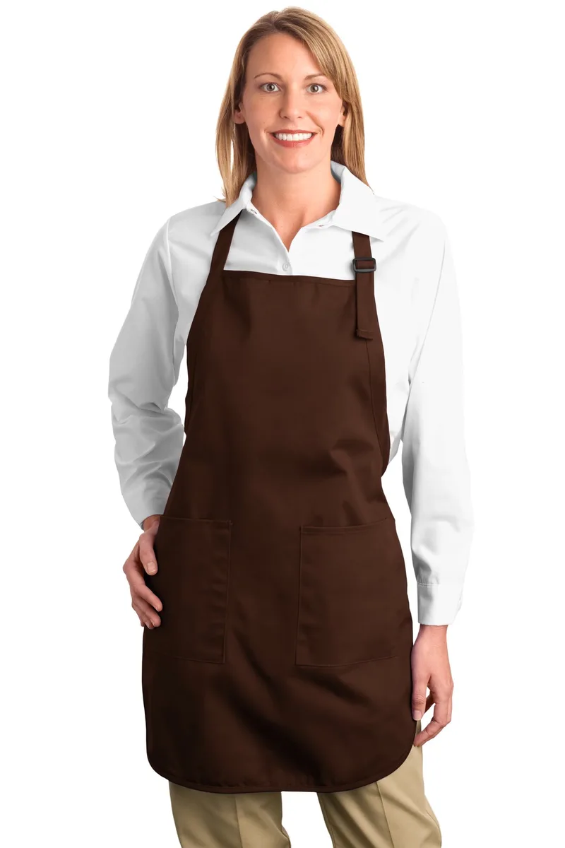 Port Authority® Full-Length Apron with Pockets.