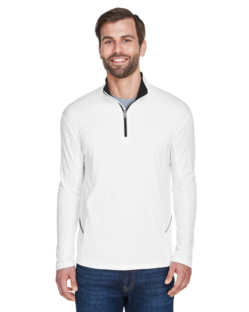 ULTRACLUB Men's Cool & Dry Sport Quarter-Zip Pullover view 6