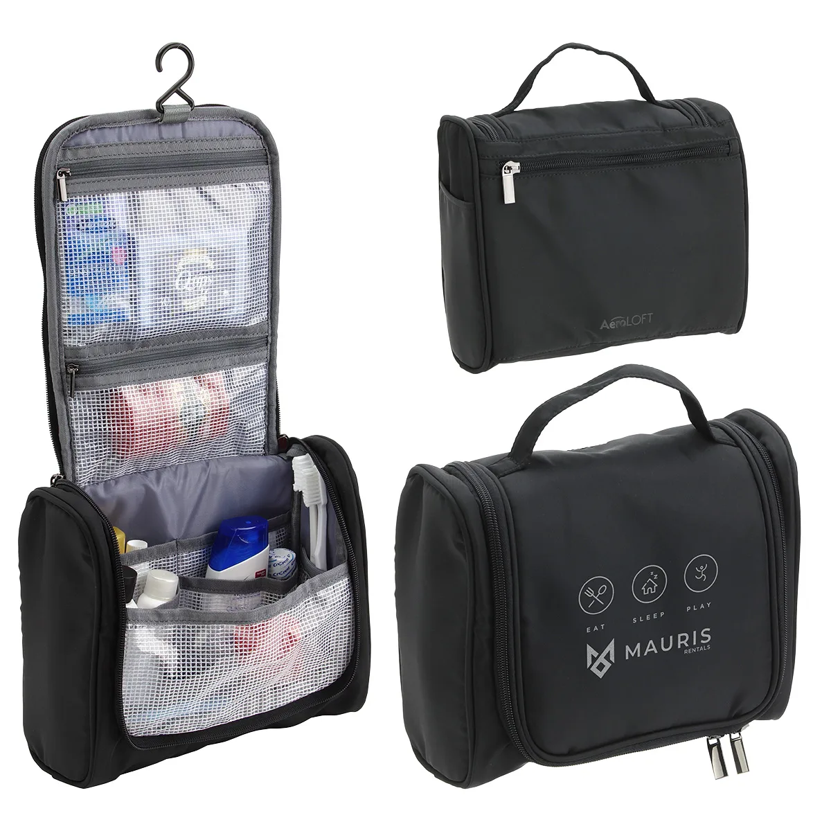 AeroLOFT® Jet Black Toiletry Kit