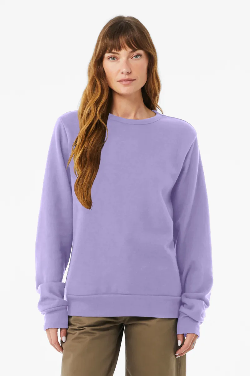 BELLA+CANVAS® Unisex Sponge Fleece Classic Crewneck Sweatshirt view 4