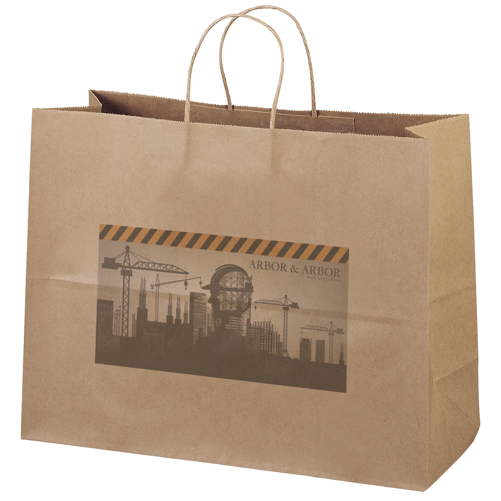 Eco Vogue - Kraft-Brown Shopper - Chromatic (16" x 6" x 12")
