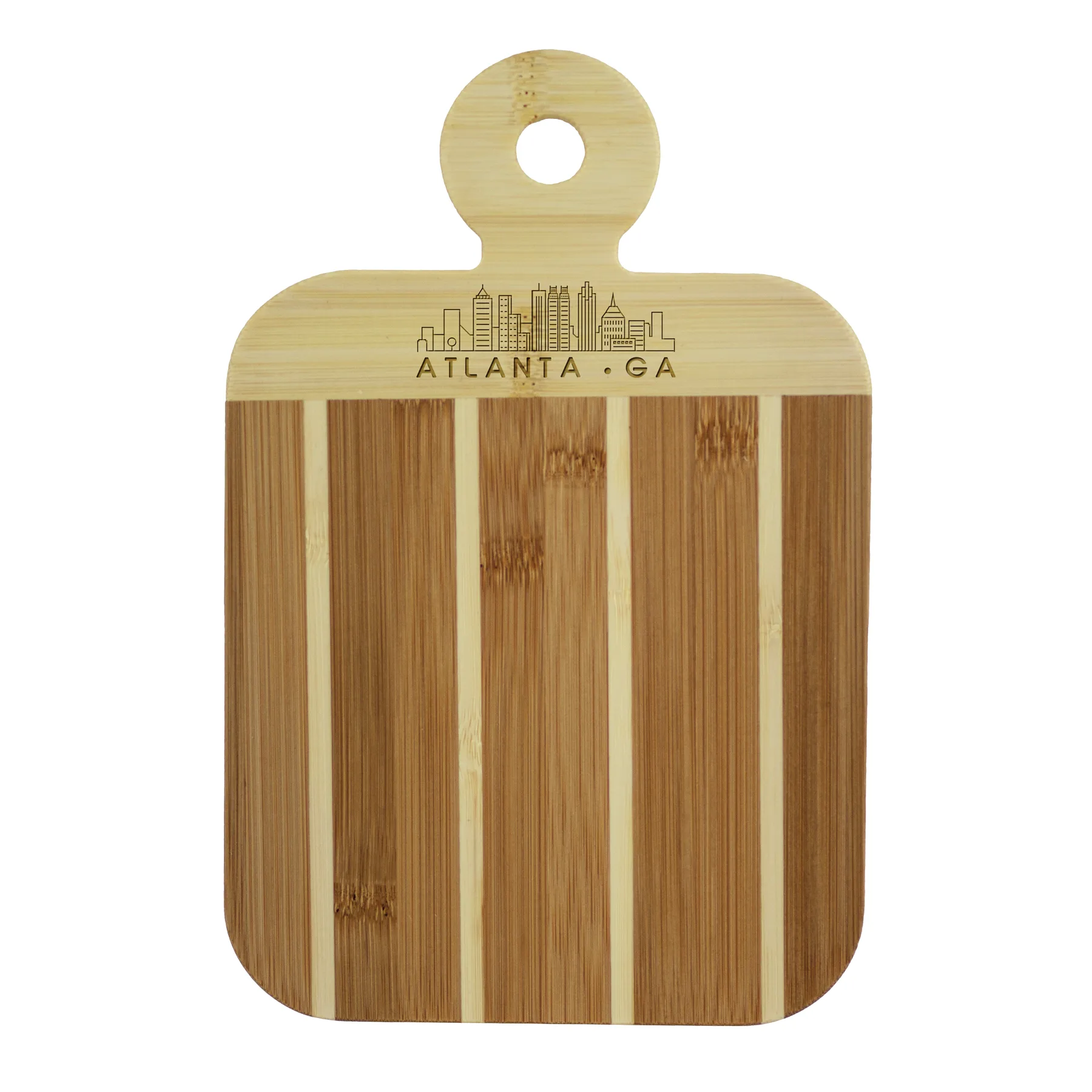 Striped Paddle Atlanta City Skyline Board