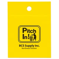 Litter Bag - Flexo Ink Print (9" x 12") — White