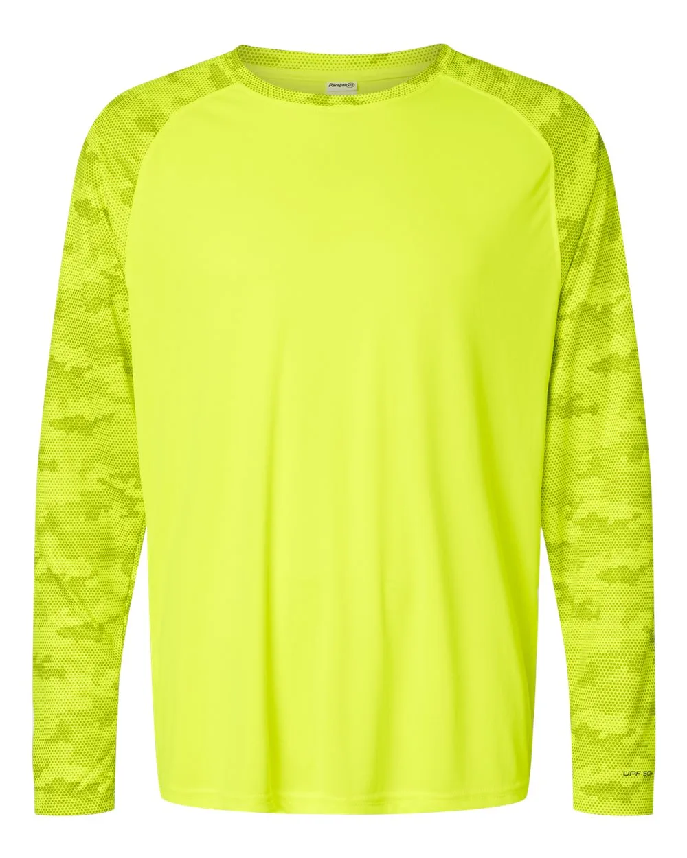 Paragon® Unisex Cayman Performance Camouflage Colorblocked Long Sleeve T-Shirt view 5