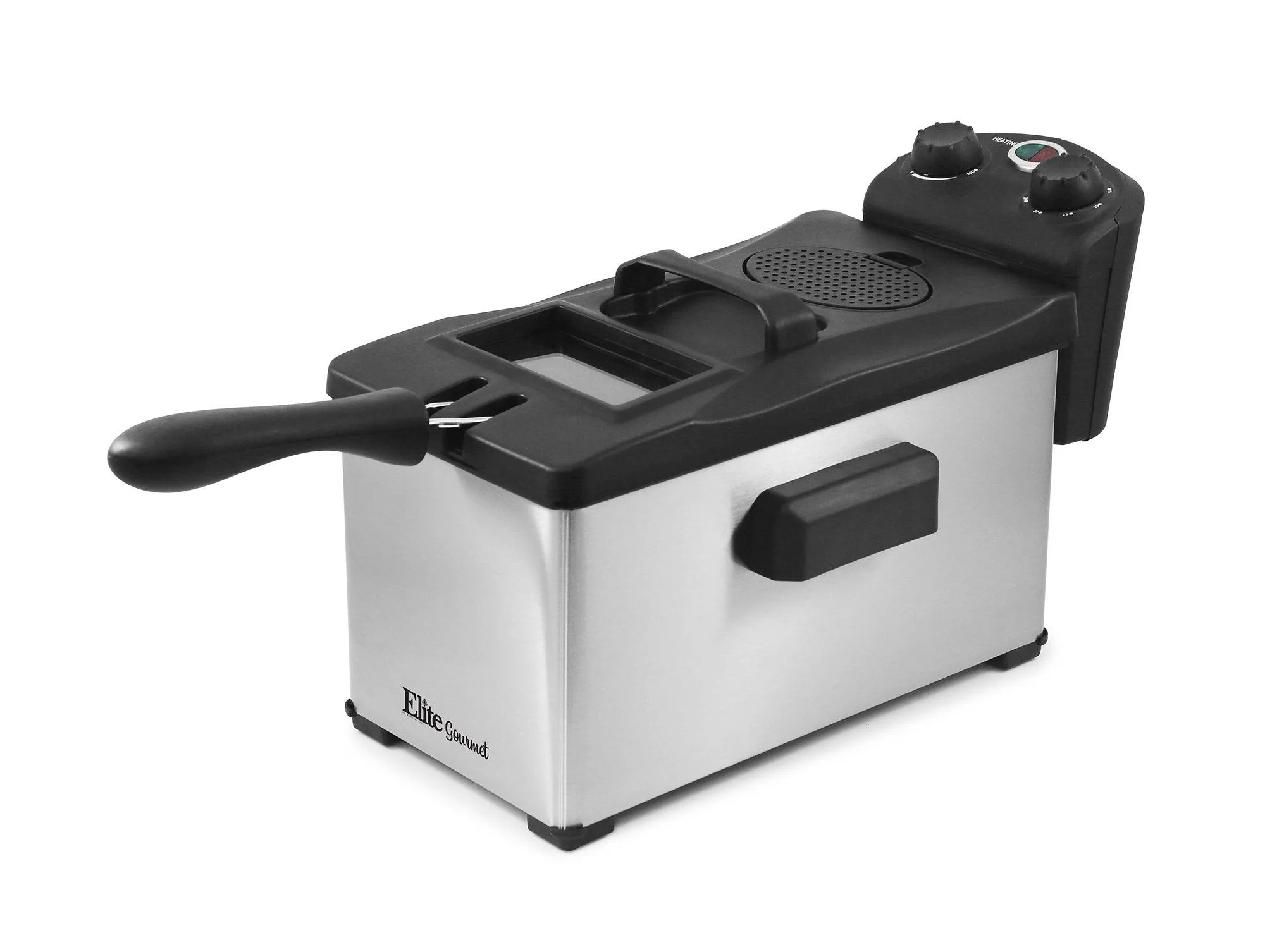Elite Gourmet 3.5Qt Deep Fryer W/ Timer & Thermostat