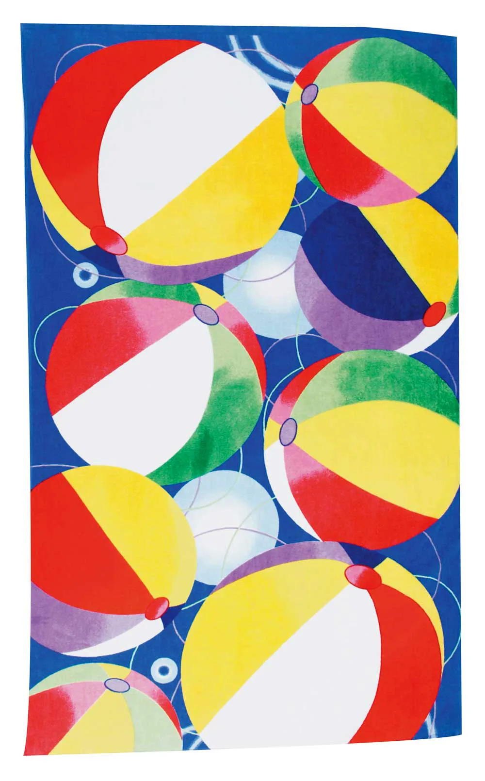 Beach Ball Stock Design Beach Towel view 2