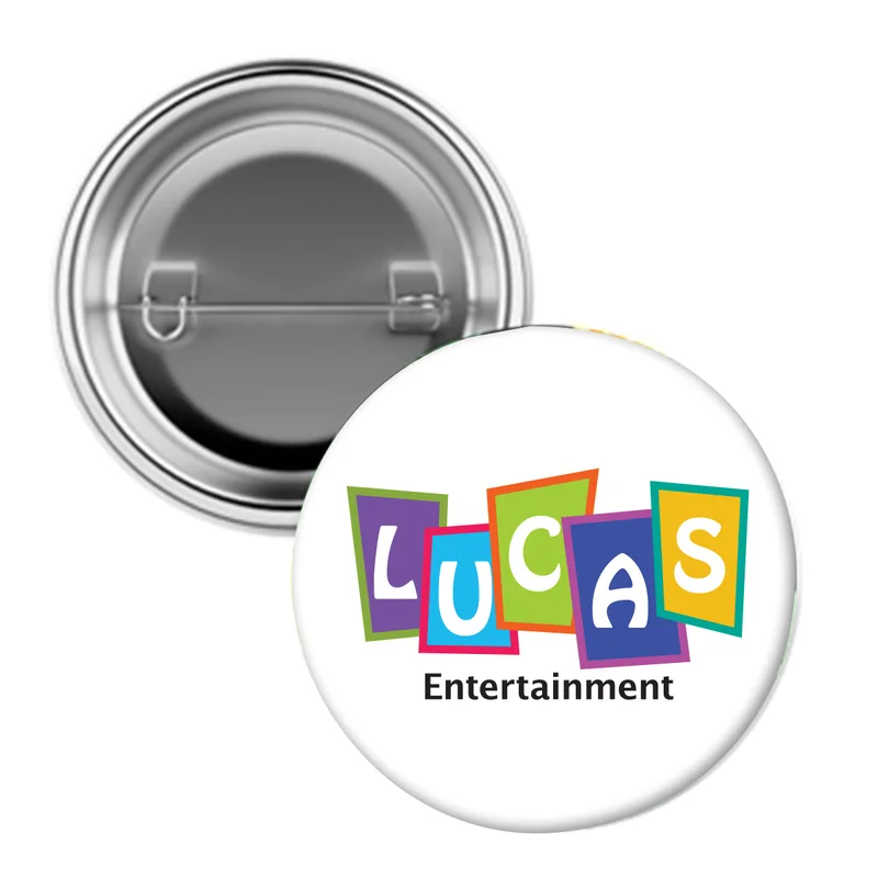 3" Full Color Pin Back Button view 2
