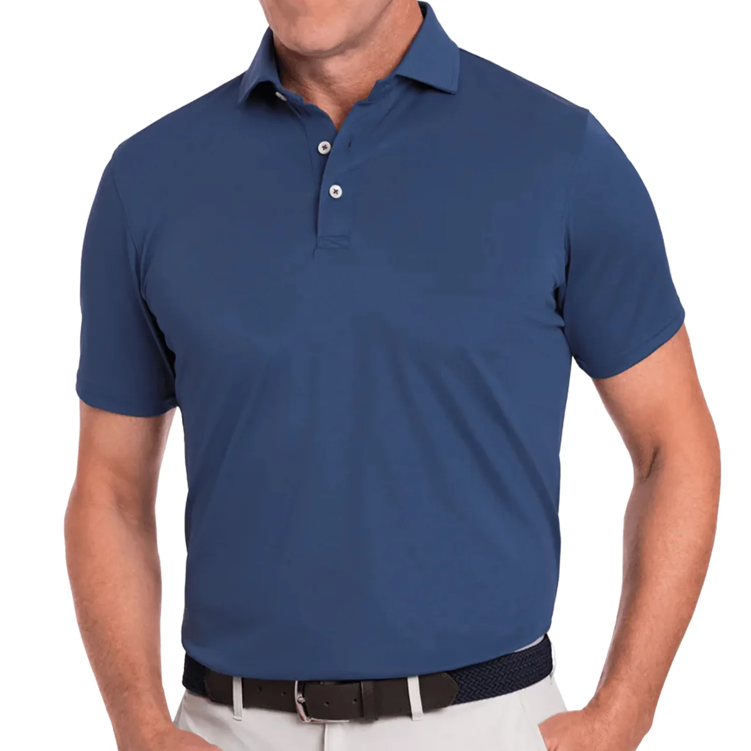 Holderness & Bourne® The Macdonald Men's UPF 50+ Polo Shirt view 3