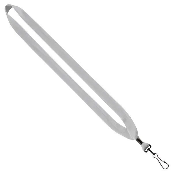 3/4" Cotton Lanyard with Metal Crimp & Swivel Snap Hook view 3