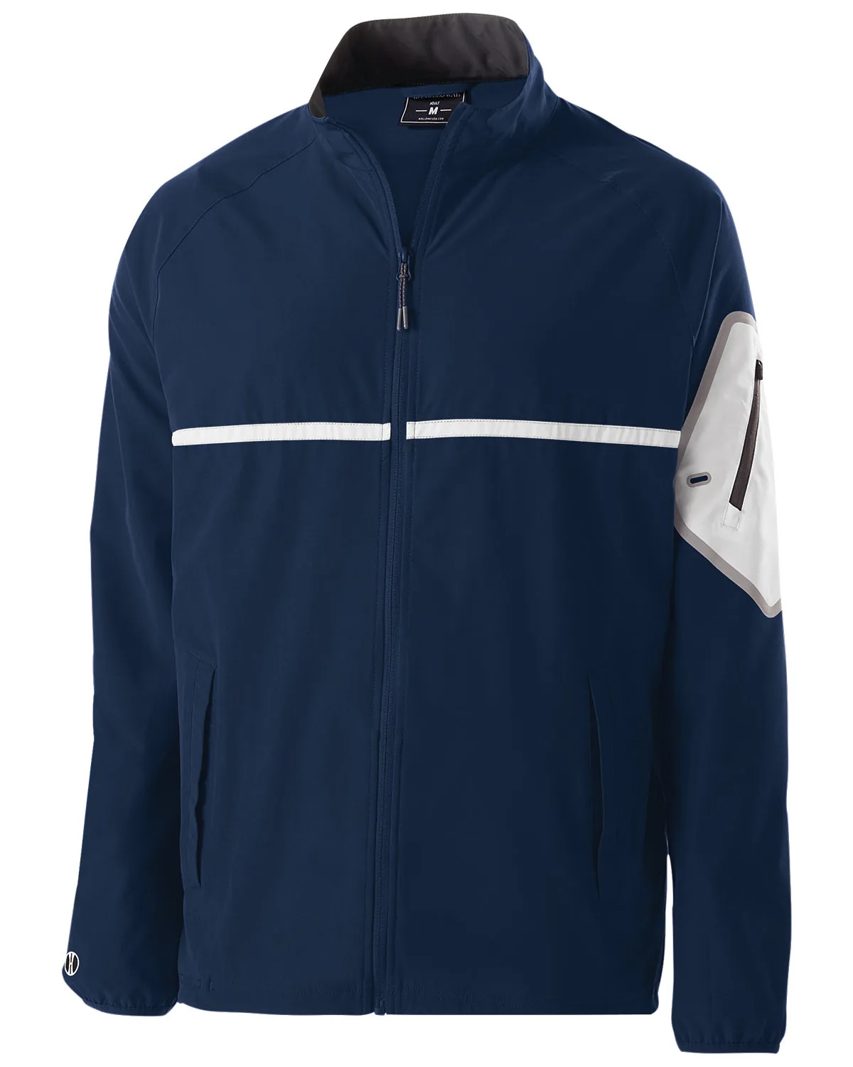 Holloway Unisex Weld 4-Way Stretch Warm-Up Jacket view 6