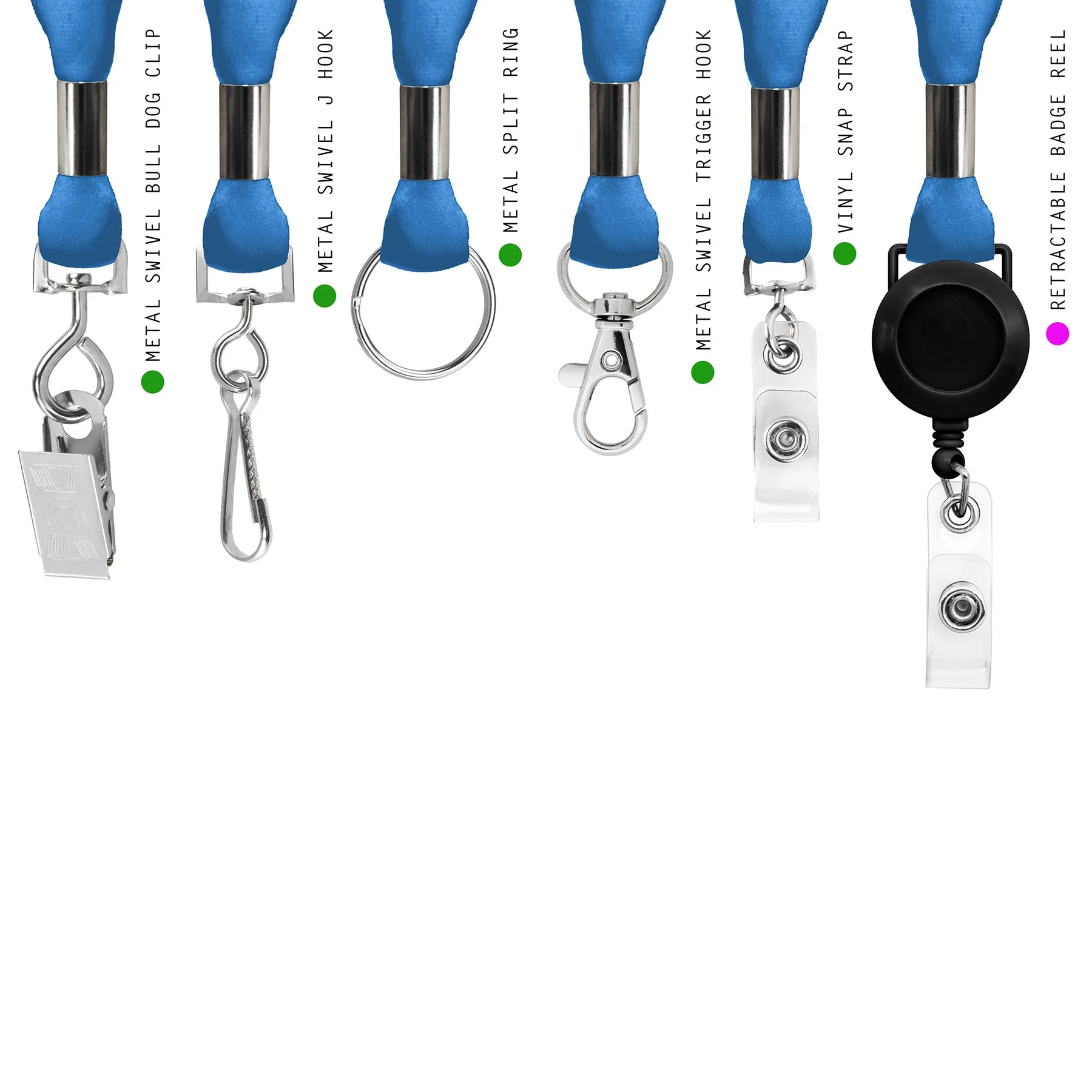 5/8" or 3/4" Made in USA Dye Sublimation Lanyards view 2