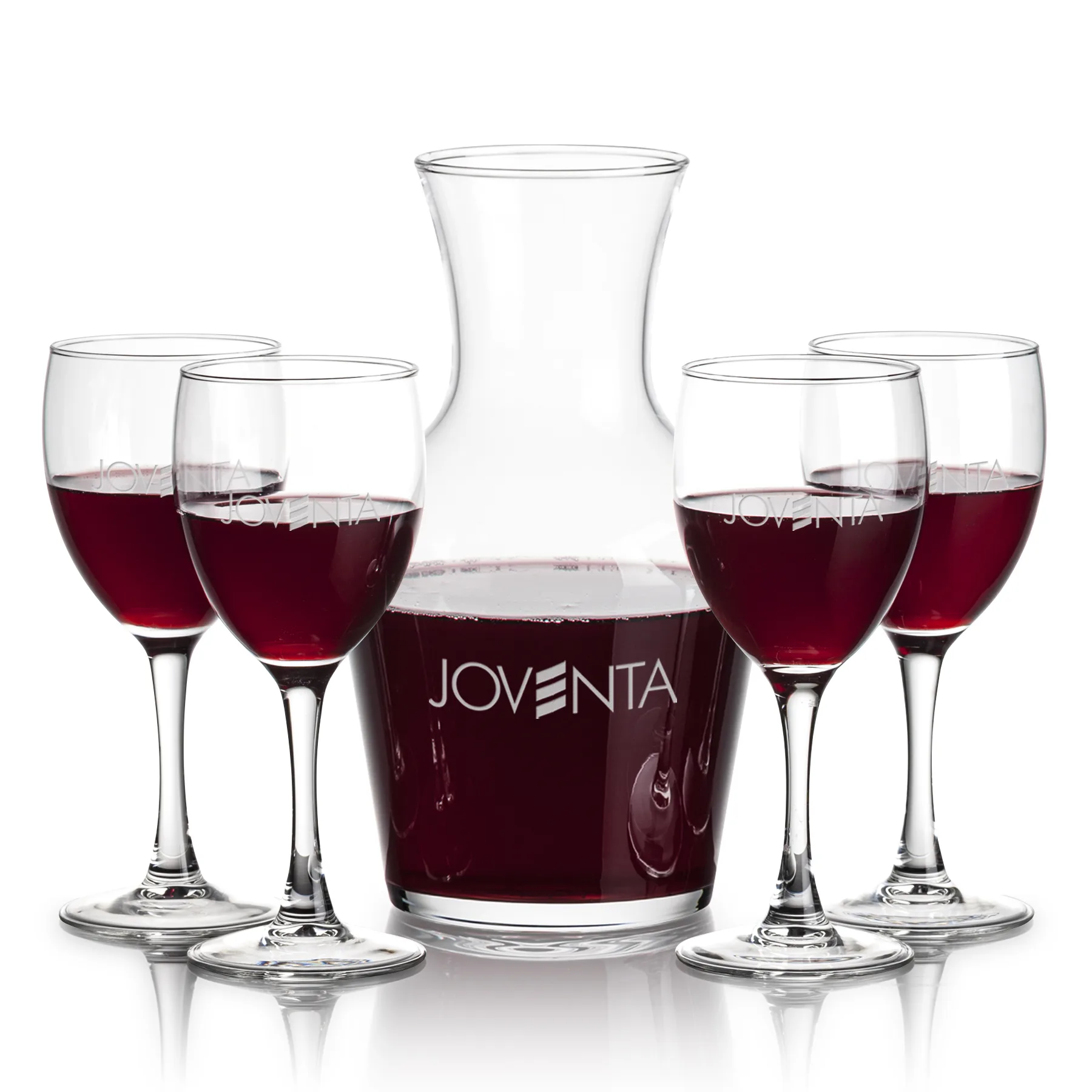 Carafe Stemmed Set, Carberry Set, Carafe & 4 Wine