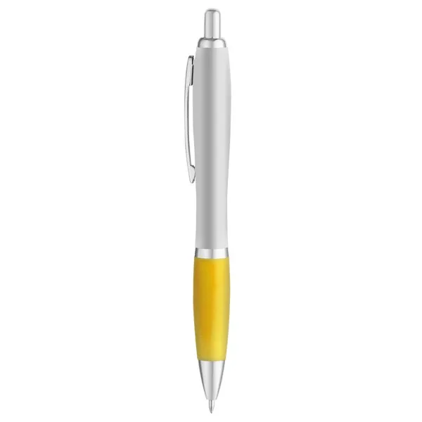 Curvaceous Matte Silver Ballpoint view 3