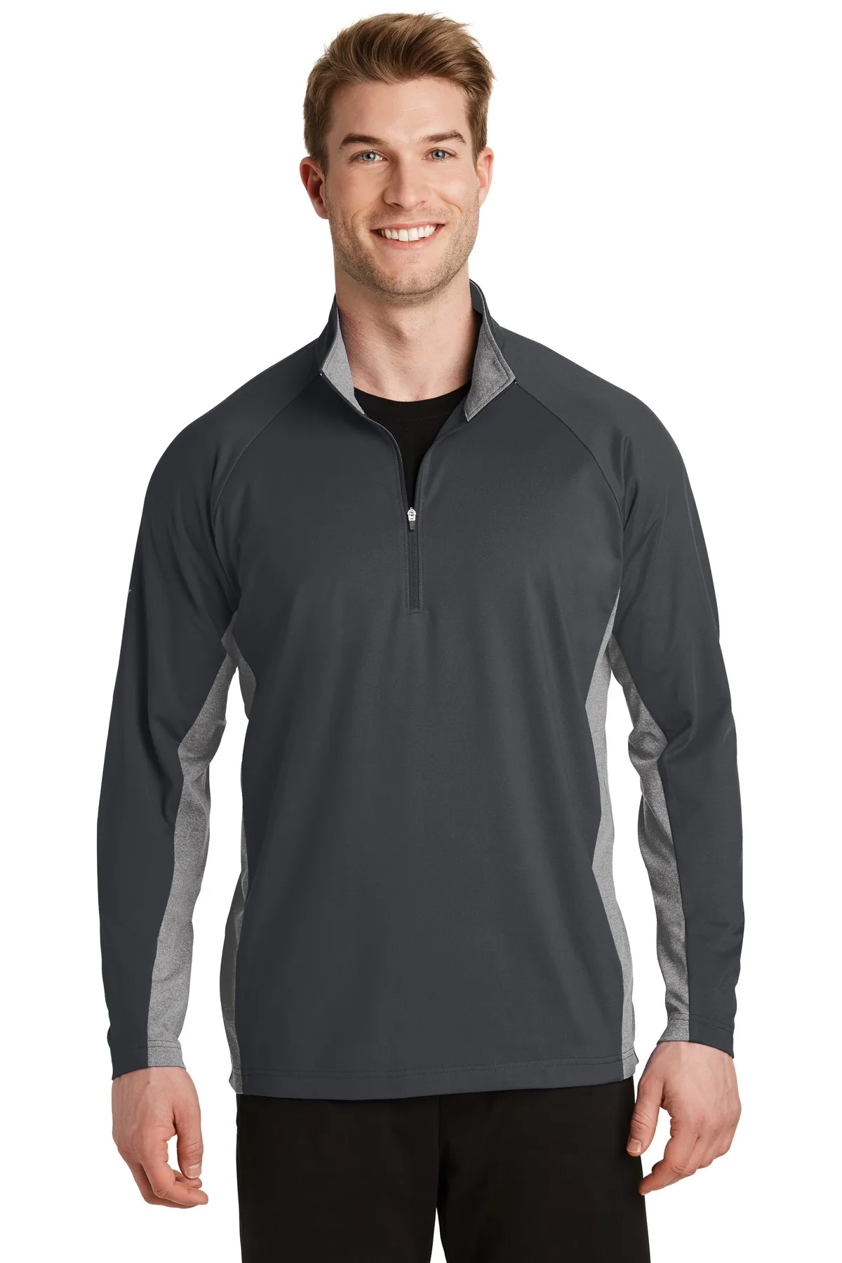 Sport-Tek® Sport-Wick® Stretch Contrast 1/4-Zip Pullover.