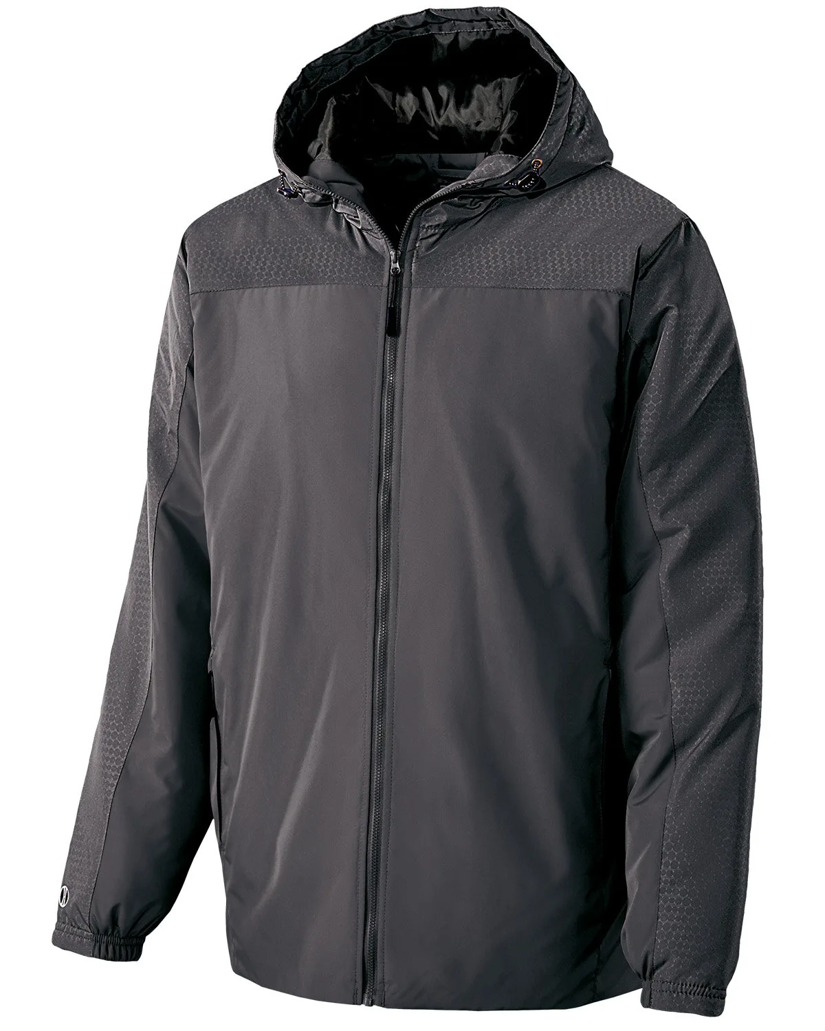 Holloway Adult Polyester Full Zip Bionic Hooded Jacket view 2