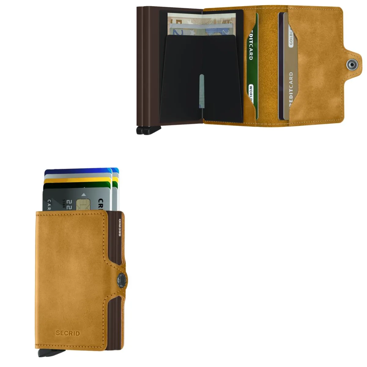 Secrid Twinwallet Vintage Leather - Ochre