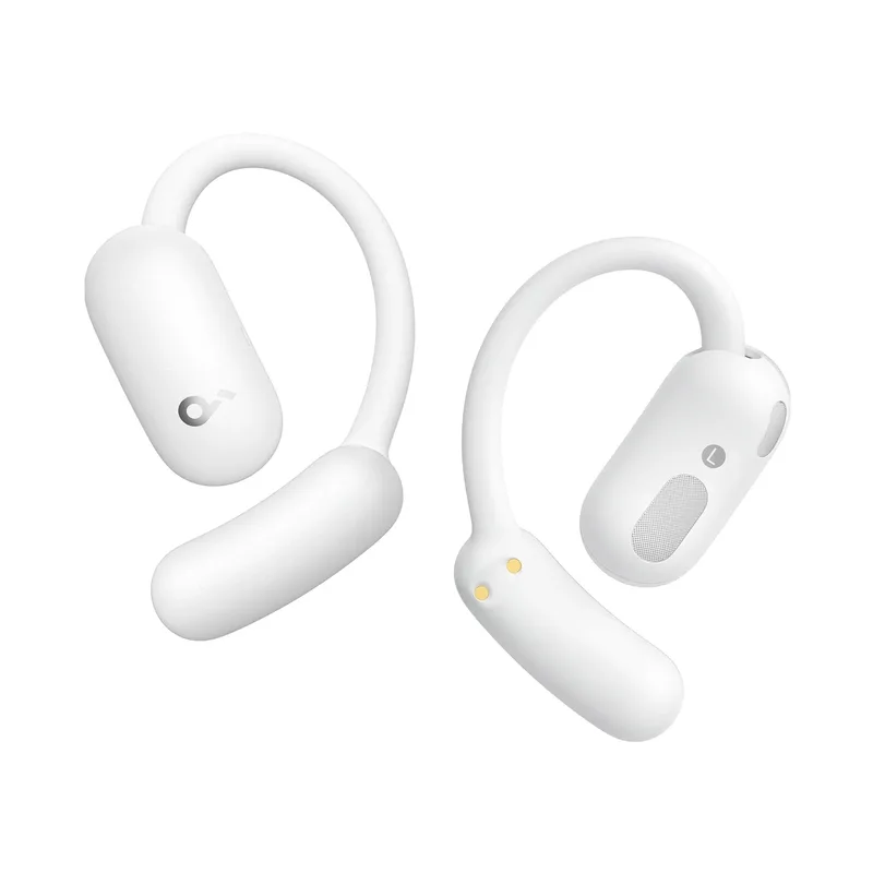 soundcore AeroFit 2 Adjustable Open-Ear Wireless Earbuds - Pearl White