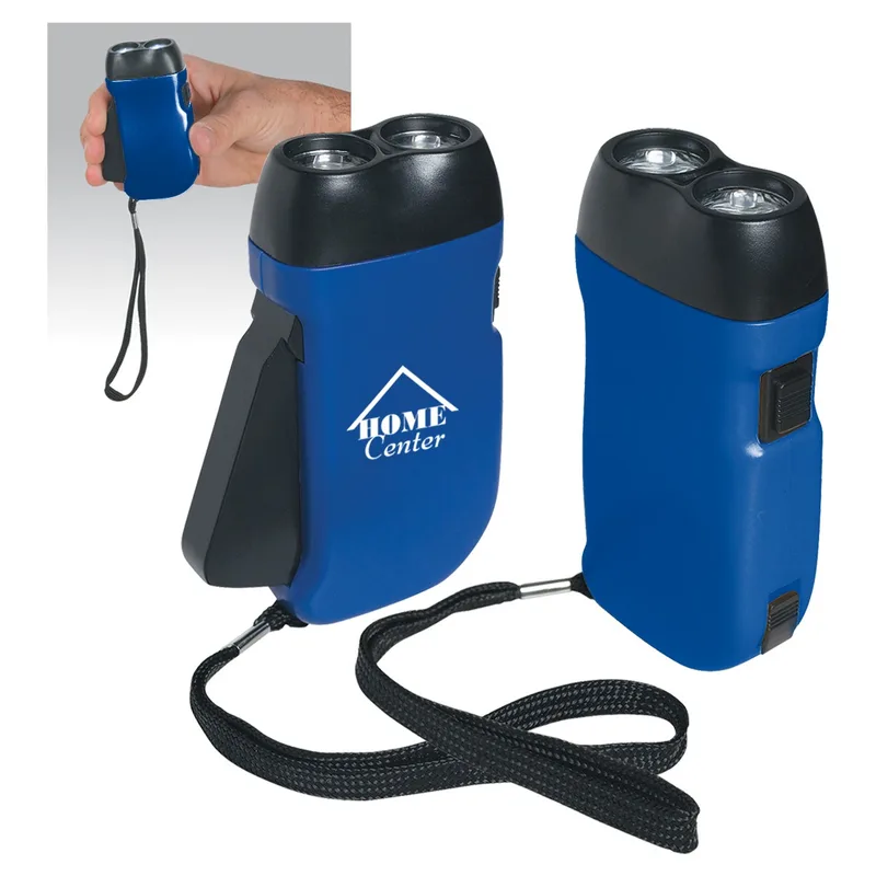 Hand Squeeze Flashlight With Wrist Strap view 2