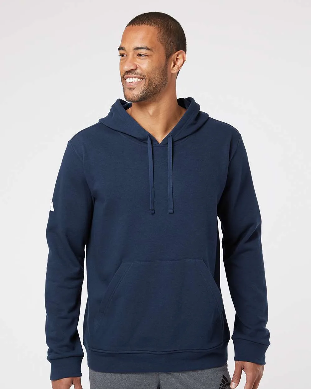 Adidas® Fleece Hooded Sweatshirt view 2