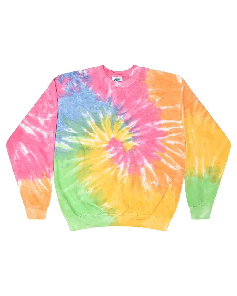 Tie-Dye Adult Crew Neck Sweatshirt view 3