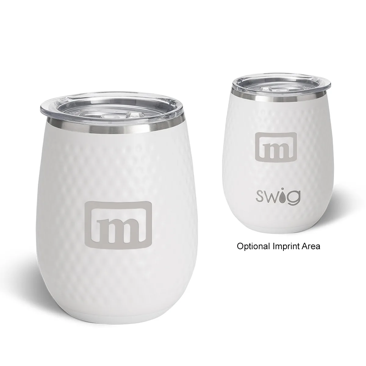 14oz. Swig Life Golf Stainless Steel Stemless Wine Tumbler view 2