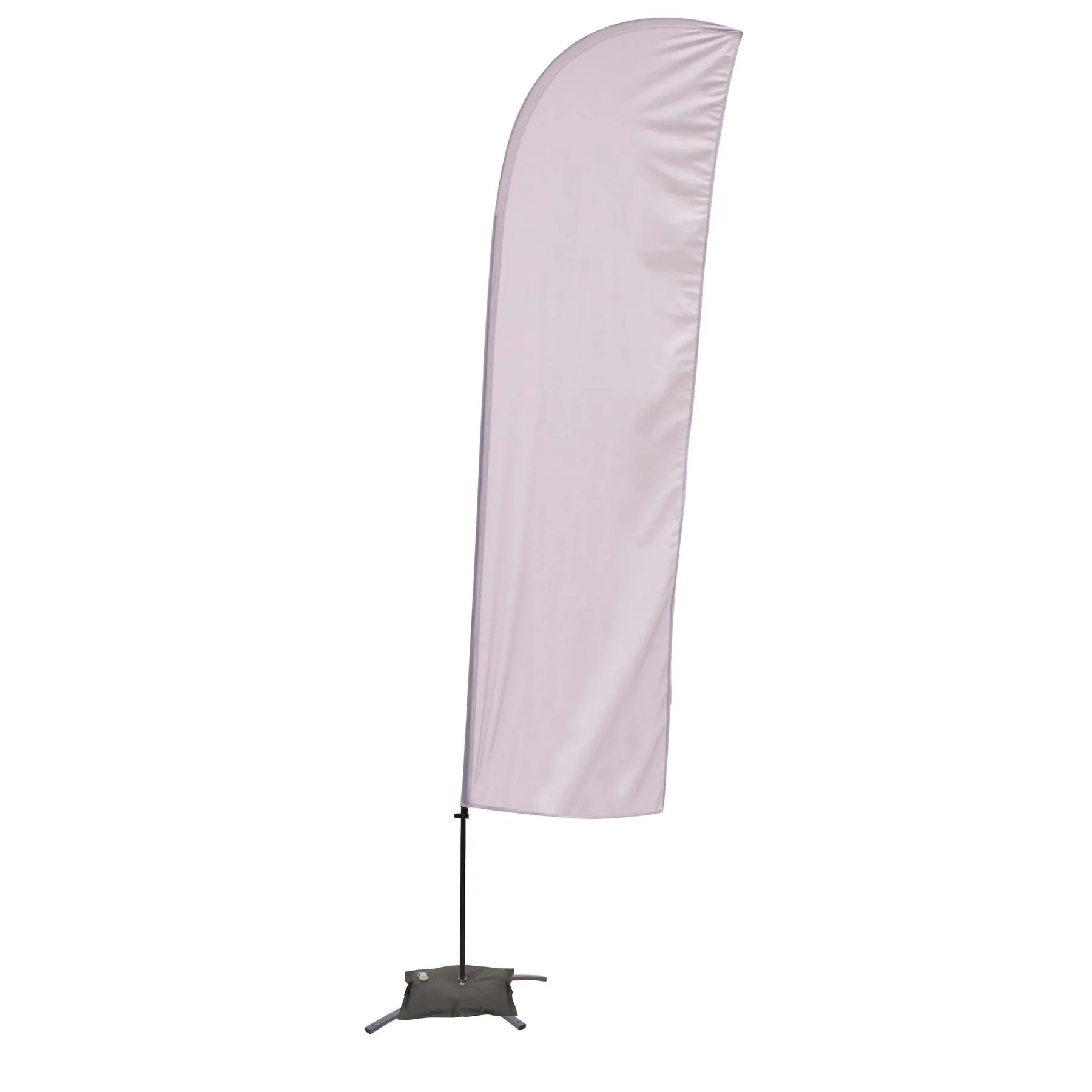 15' Value Blade Sail Sign Flag Kit Single-Sided Cross Base view 2
