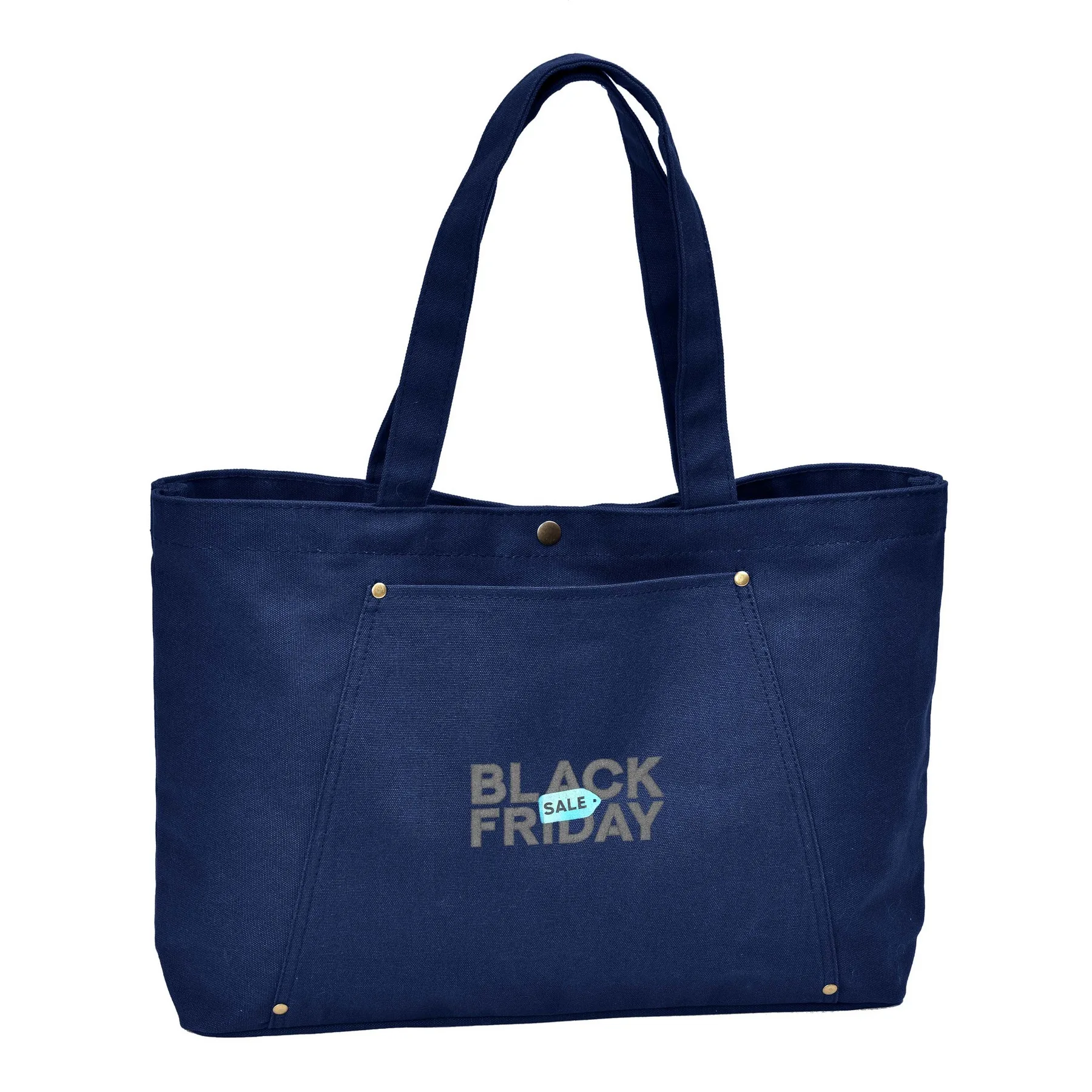 Rivet Tote with Embroidery view 5